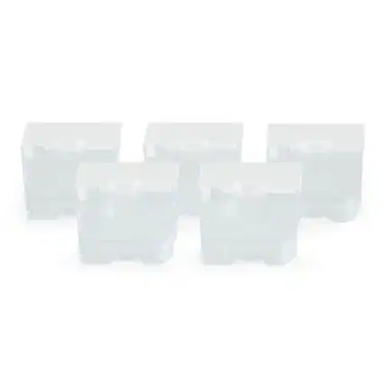 Front. Bead Storage Solutions - Elizabeth Ward Bead Storage Solutions 5 Piece Craft Supplies Containers, Medium.