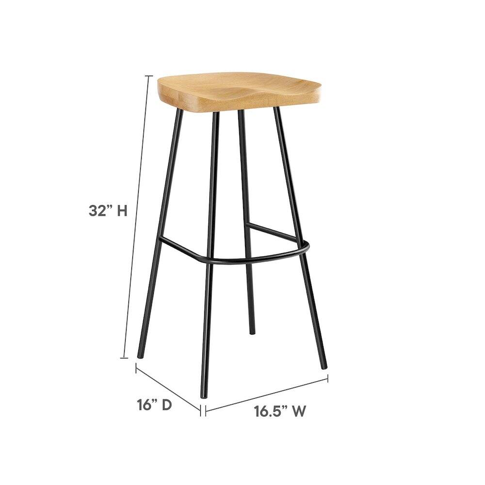 32" H  
16" D  
16.5" W