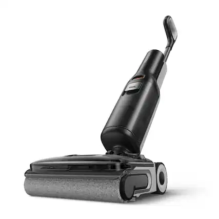 Front. Roborock - Roborock F25 ACE Cordless Wet Dry Vacuum Cleaner, AI Assistant Wheels, Edge-to-Edge Cleaning, 20000Pa Suction - Black.