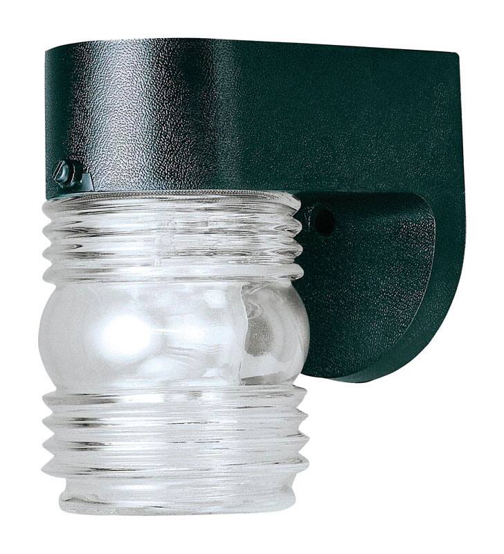 Angle. Westinghouse - Westinghouse Gloss Black Switch Incandescent Jelly Jar Light.