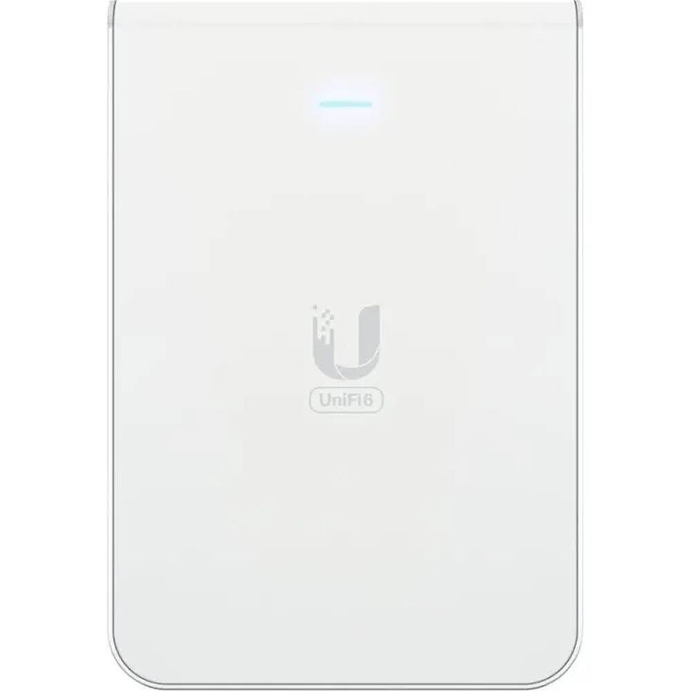 Front. Ubiquiti - Networks UniFi U6 In-Wall Dual-Band Wi-Fi Access Point U6-IW-US - White.