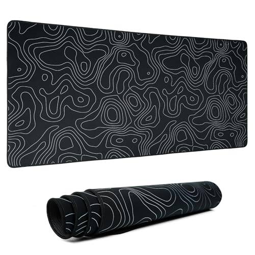 Black Topographic map