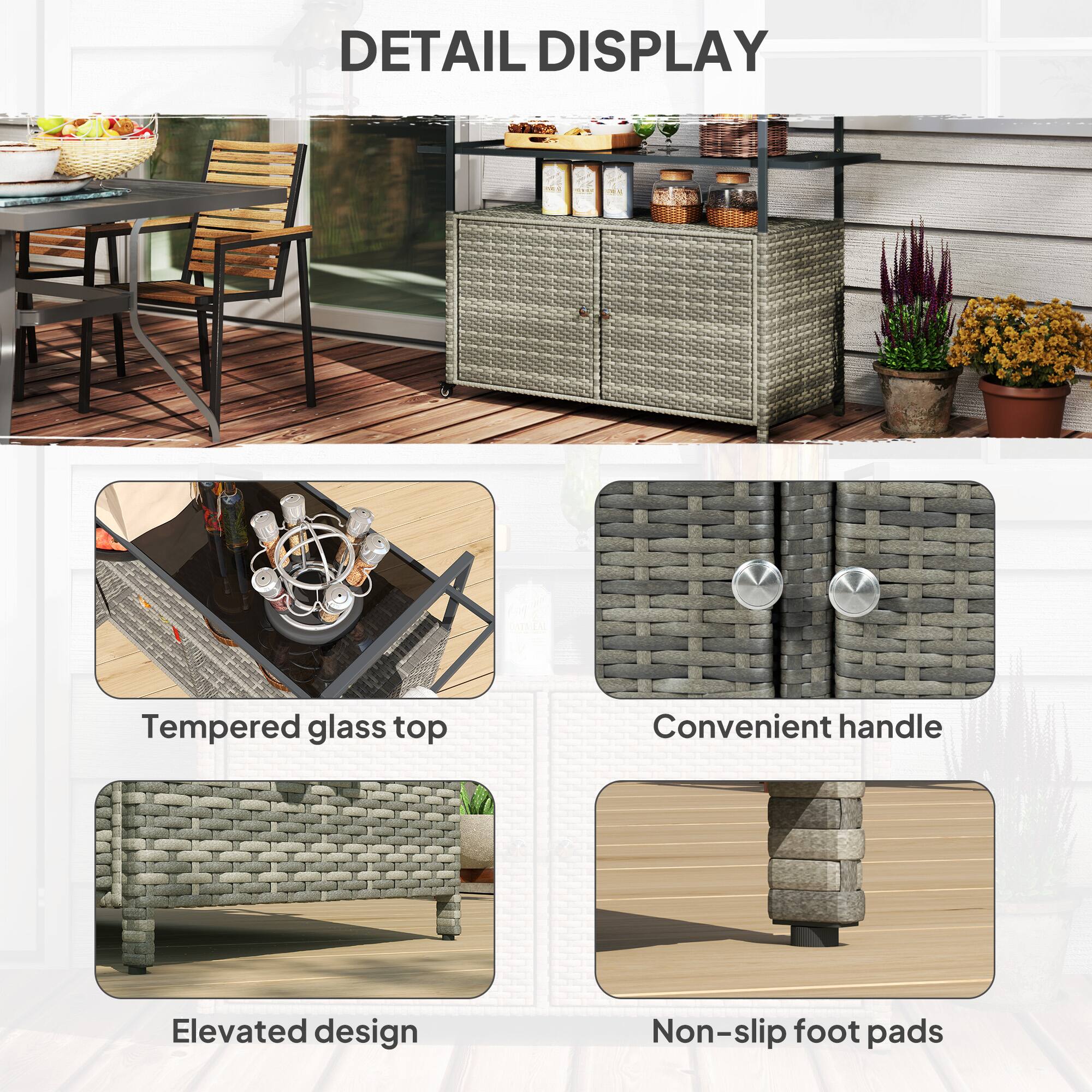 DETAIL DISPLAY

Tempered glass top
Convenient handle
Elevated design
Non-slip foot pads