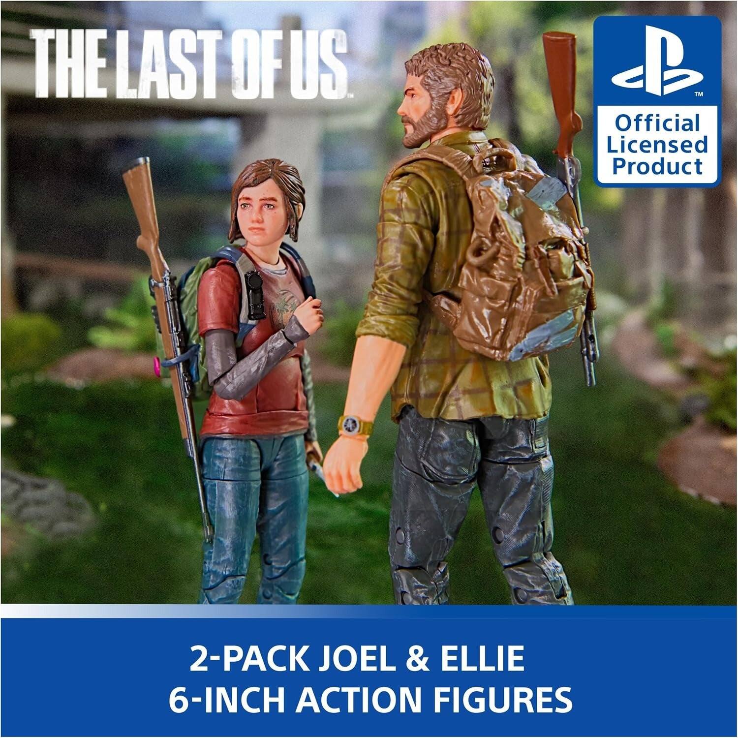 THE LAST OF US  
cb TM Official Licensed Product  
2-PACK JOEL & ELLIE 6-INCH ACTION FIGURES