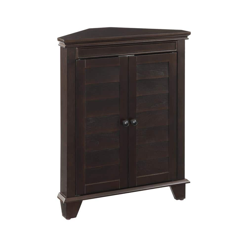 Crosley Furniture - Lydia Corner Storage Cabinet - Espresso