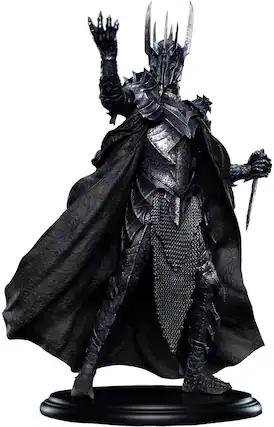 Front. Weta Workshop - WETA Workshop Polystone - The Lord of the Rings Trilogy - Sauron Miniature Statue - COLLECTIBLES - Multicolor.