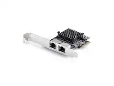 Front. StarTech.com - StarTech.com 2-Port 5G PCIe Network Adapter - Realtek RTL8126 - Windows/Linux - TAA.