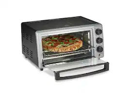 Proctor Silex - Simply-Crisp™ Air Fryer Toaster Oven - Black