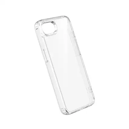 Front. Qixxronics - Qixxronics for iPhone 16e Phone Case Clear Shockproof Cover Protective Cellphone Case - Clear.