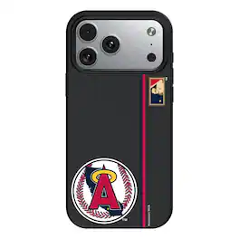Keyscaper - Cooperstown Teams - California Angels Cooperstown Collection iPhone Magnetic Bump Case - 15 - Black