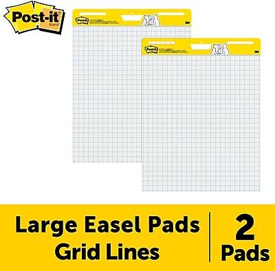 Post-it Brand  
Large Easel Pads  
2 Grid Lines  
2 Pads