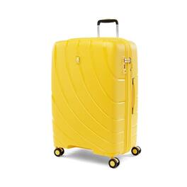 Atlantic - Convertible Medium to Large Checked Expandable Hardside Spinner - Sunshine Yellow