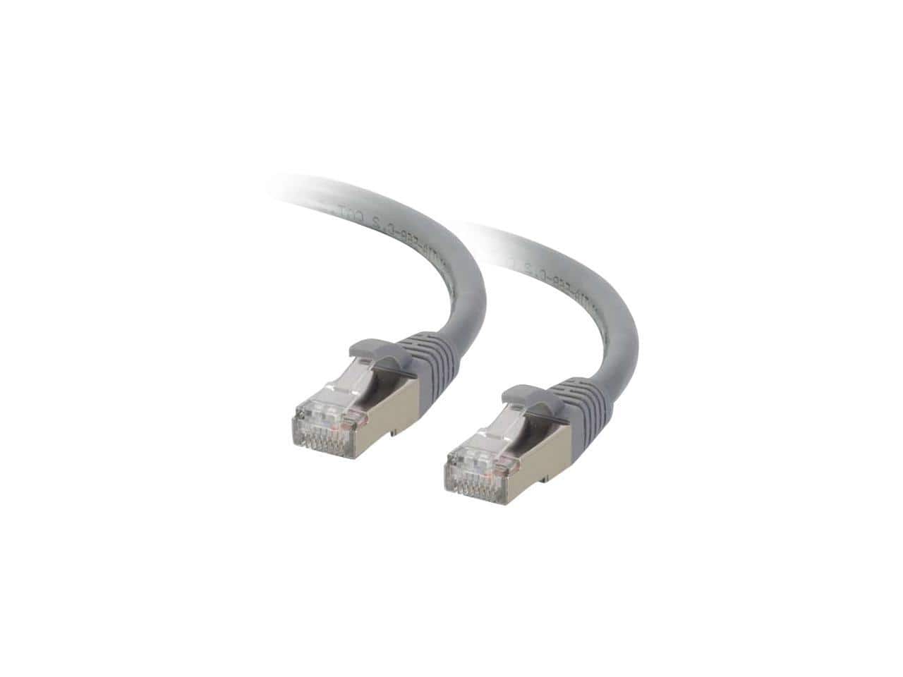 Cables to Go - C2G 00776 Cat6 Cable - Snagless Shielded Ethernet Network Patch Cable, Gray (3 Feet, 0.91 Meters)