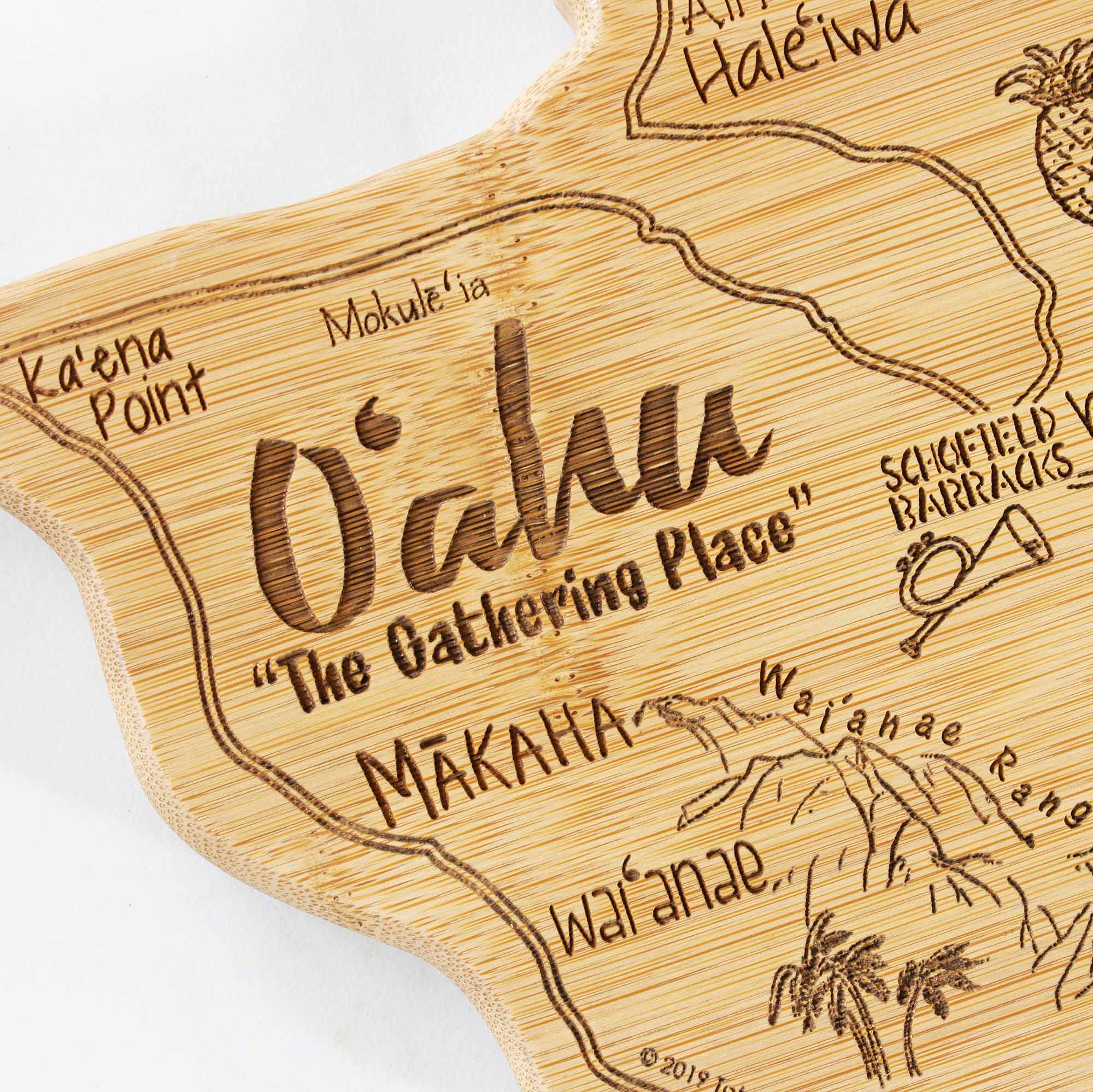Haleiwa  
Mokule'ia  
Ka'ena Point  
Oahu  
"The Gathering Place"  
Schofield Barracks  
Makaha  
Wai'anae  
Wai'anae Range  
© 2019