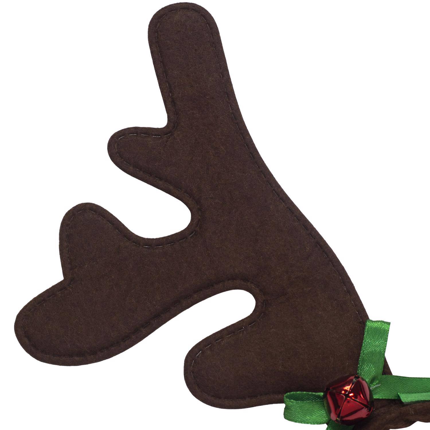 Angle. Dyno - Dyno Christmas Antler Headband 1 pk (Case of 24) - Multicolored.