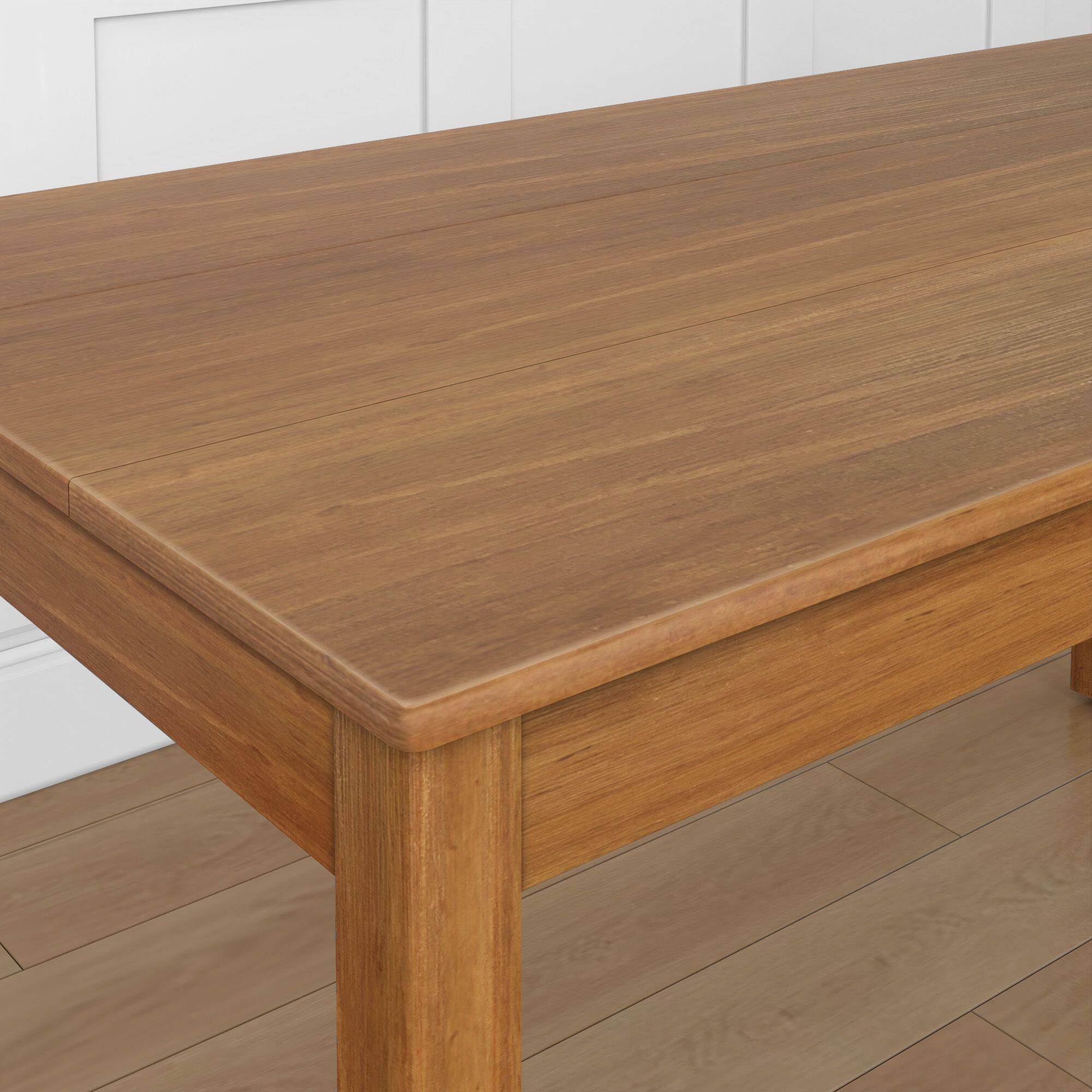 Alt View 2. Grain & Grove - Rectangular Dining Table (60in / 1524mm), Pecan - Pecan.