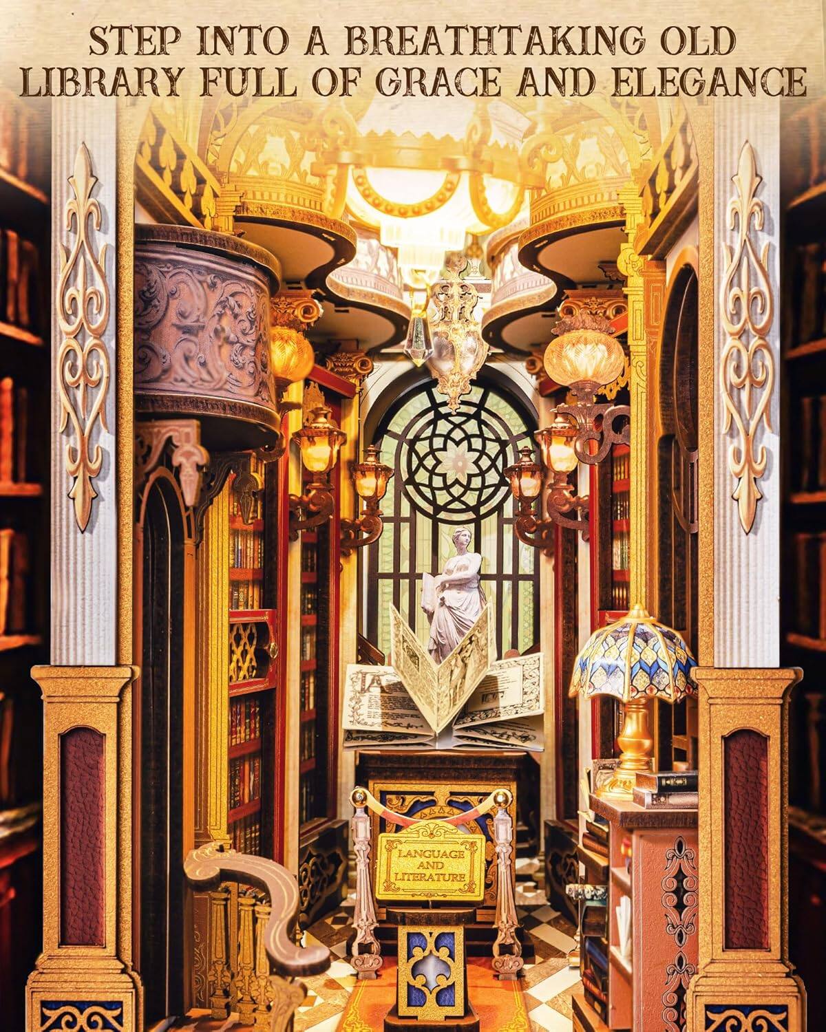 STEP INTO A BREATHTAKING OLD LIBRARY FULL OF GRACE AND ELEGANCE

LANGUAGE AND LITERATURE