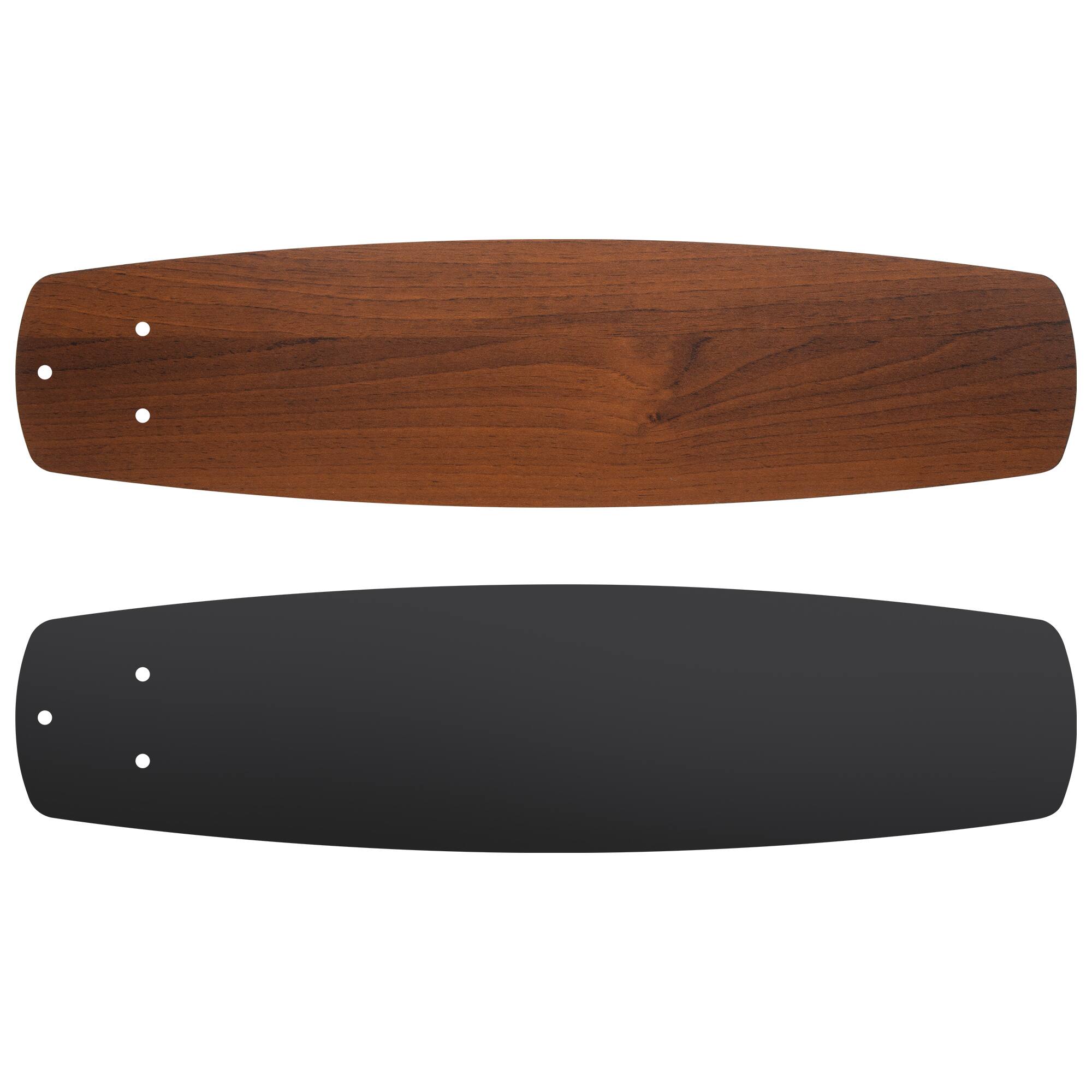 Alt View 10. Breezary - 52" Indoor Ceiling Fan with 5 Plywood Blades, DC Motor, 5''/10'' Downrods, 6-Speed Remote Control with Timer - Matte Black.