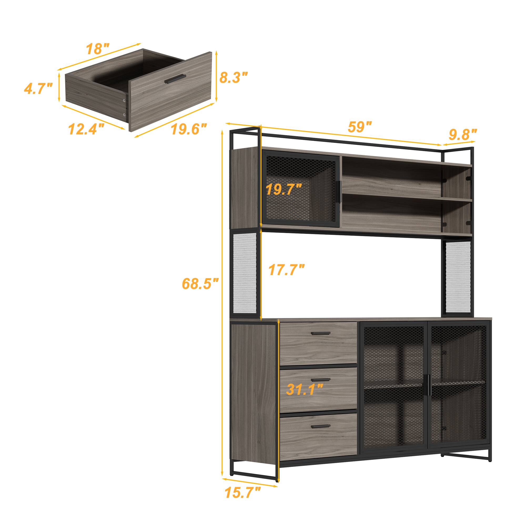 18" 4.7" 8.3" 12.4" 19.6" 59" 9.8" 19.7" 68.5" 17.7" 31.1" 15.7"
