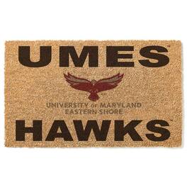 Jardine - Maryland Eastern Shore Hawks 18" x 30" Team Logo Doormat - Brown