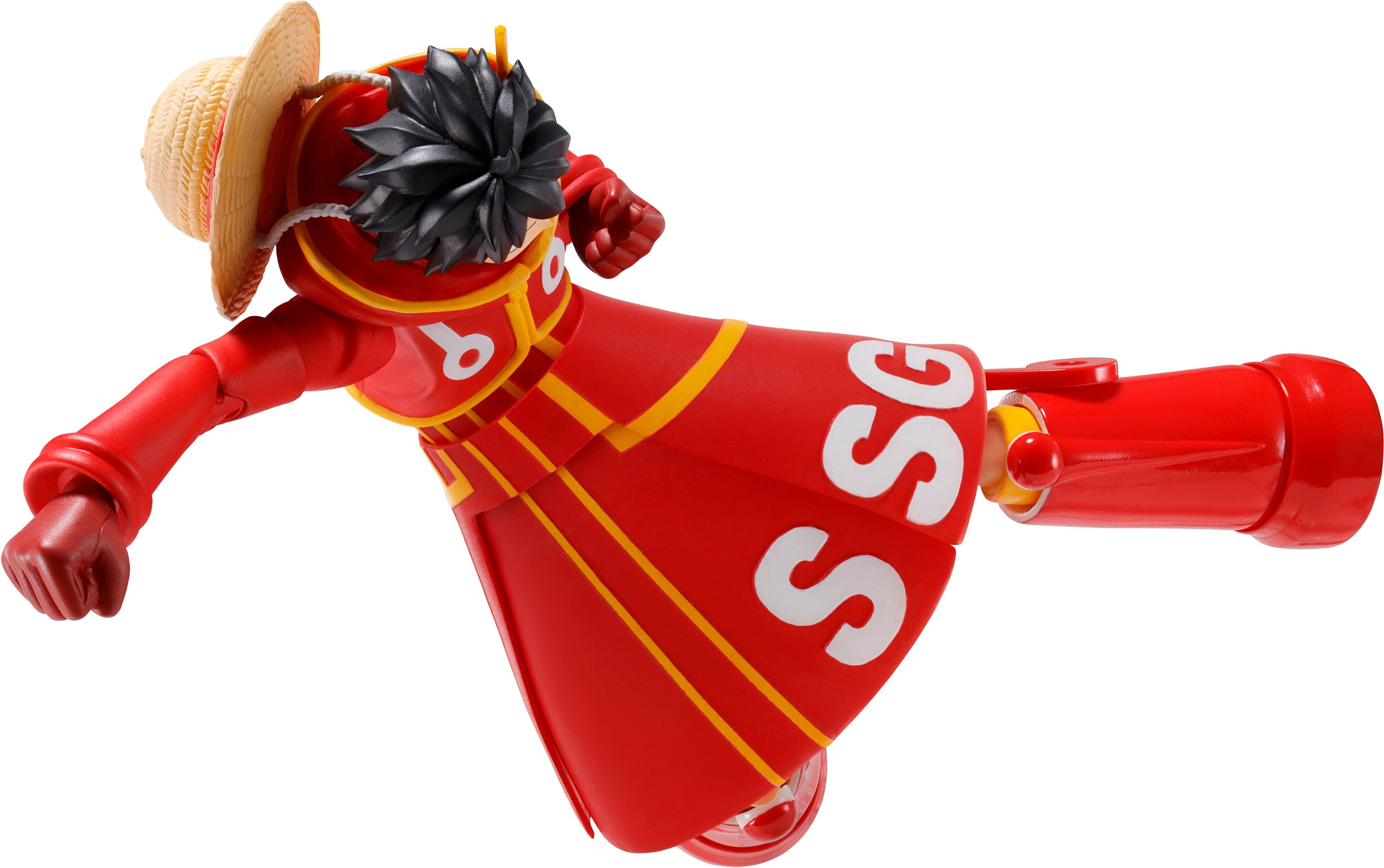 Alt View 1. Bandai - Monkey D.Luffy - Future Island Egghead - One Piece - Tamashii Nations S.H. Figuarts 7.1" Figure.