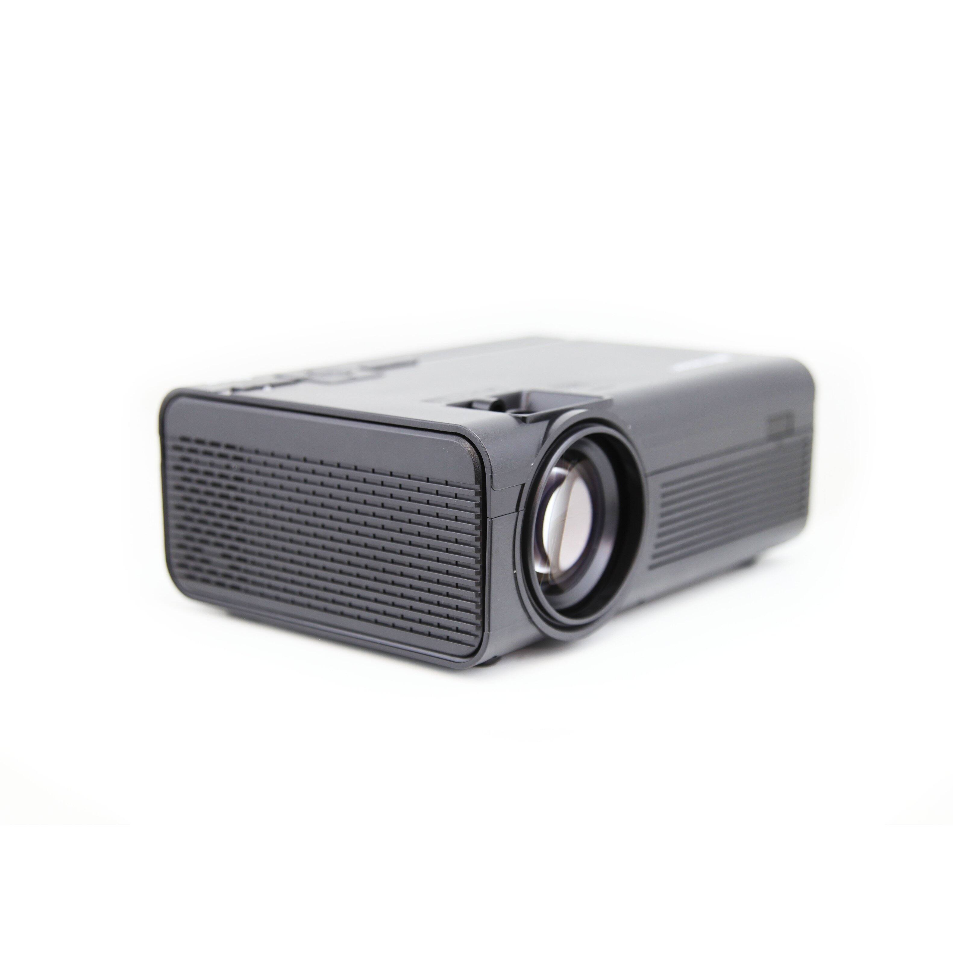 Emerson - EVP-1000 150" Home Theater Portable LCD Projector with HDMI & USB Inputs - Black