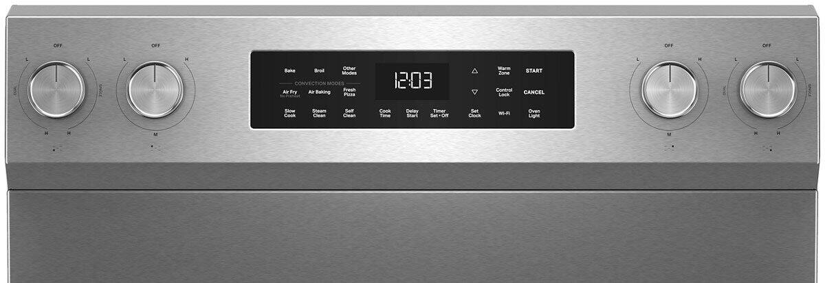 OFF OFF OFF OFF  
L L L L  
H H H H  

Bake Broil Other Modes  
CONVECTION MODES  
Air Fry Air Baking Pizza  
Slow Cook Steam Self Clean  
Warm Zone Control Lock  
START CANCEL  
Cook Time Delay Start Timer Set-Off  
Set Clock WI-FI Oven Light