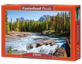 Castorland - 1500 Piece Jigsaw Puzzles, Athabasca River, Jasper National Park, Canada, Mountains and River, C-150762-2 - Red