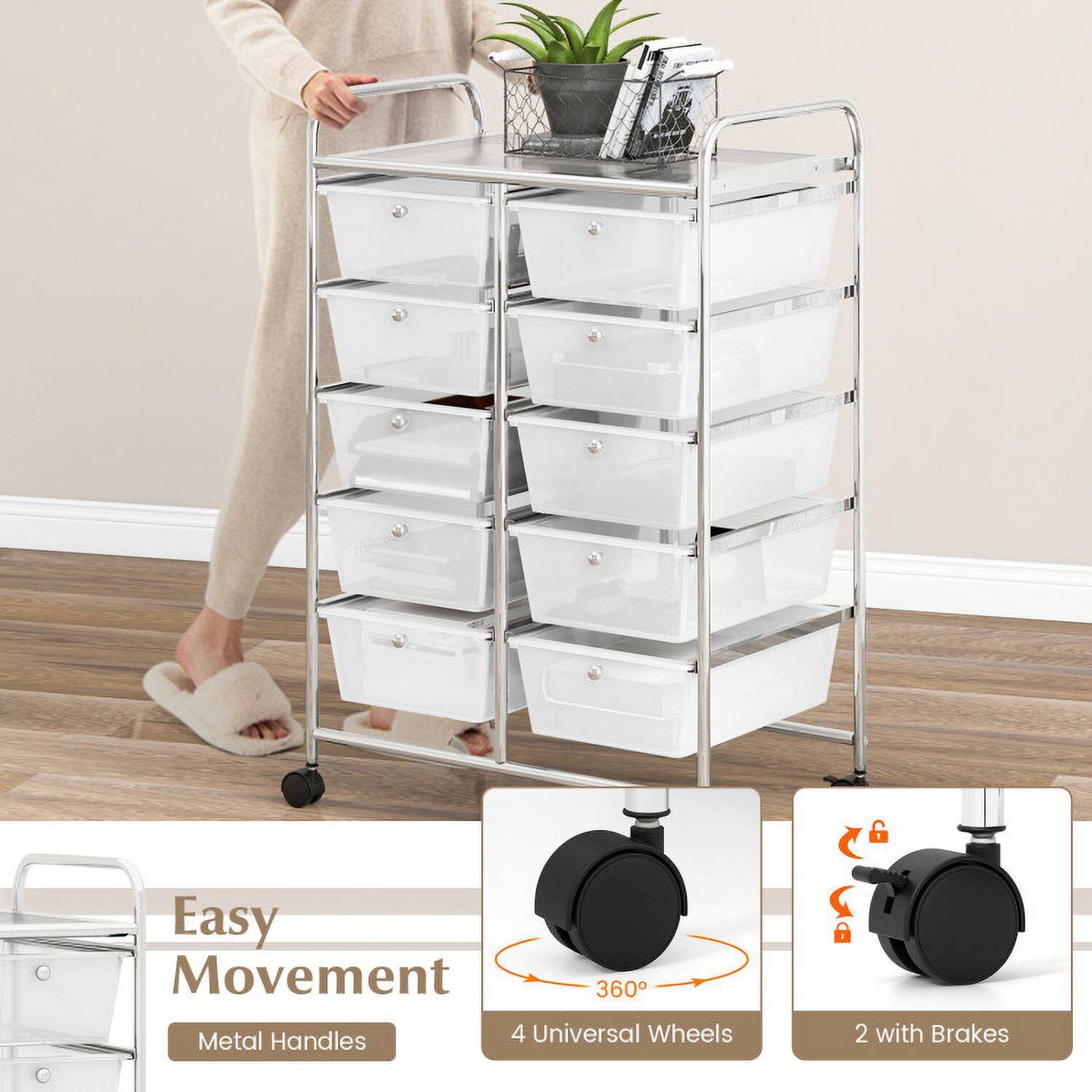 6 Easy Movement  
360° Metal Handles  
4 Universal Wheels  
2 with Brakes