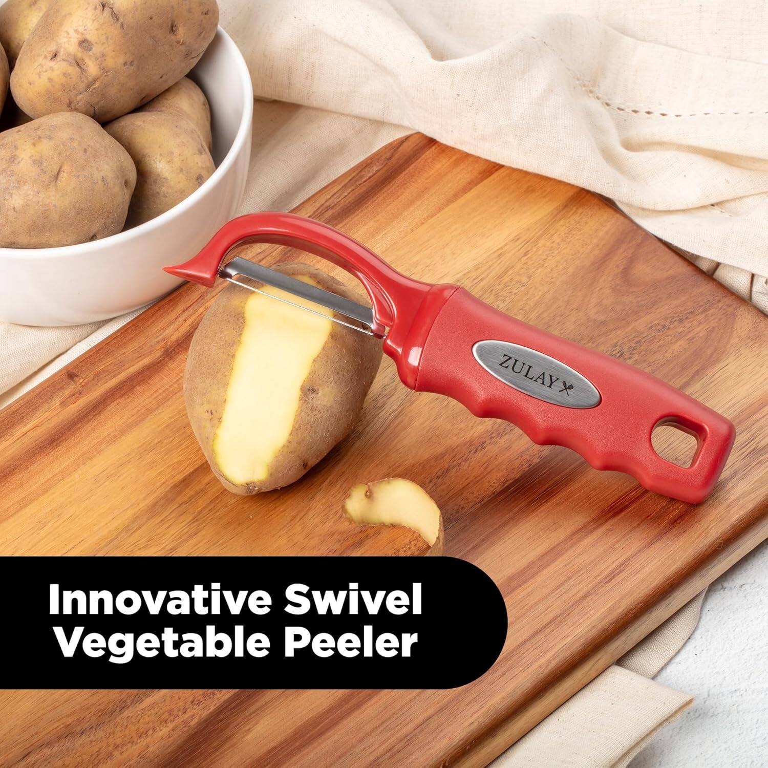 ZULAYX x Innovative Swivel Vegetable Peeler