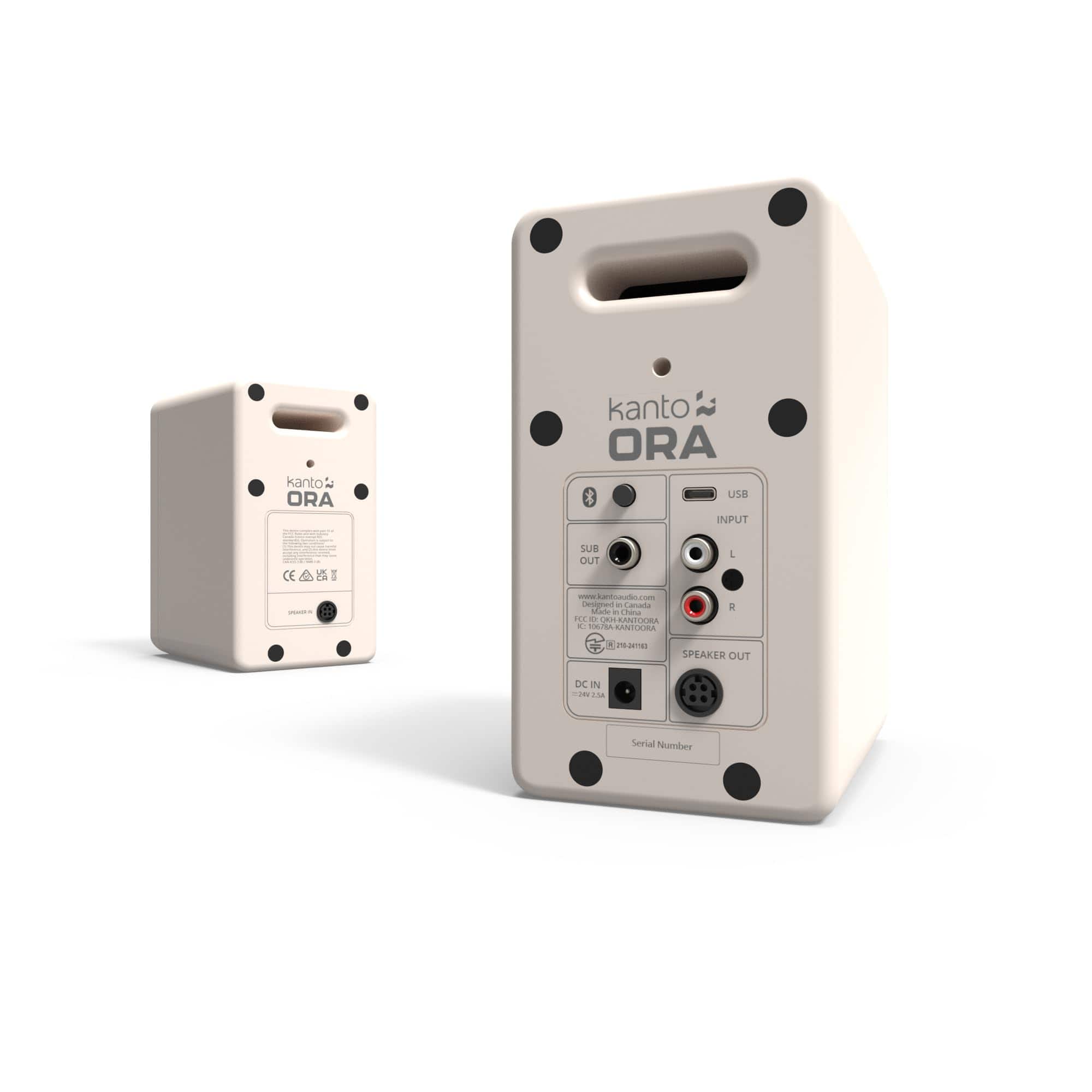 Kanto ORAMC 100W Powered Speakers with Bluetooth 5.0 Cream ORAMC