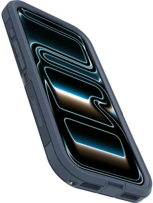 Alt View 1. OtterBox - OtterBox iPhone 17 Pro, Bundle: Defender Series XT Clear Case & Screen Protector - Snaps on MagSafe - Rugged & Durable - Baby Blue Jeans (Clear/Blue).