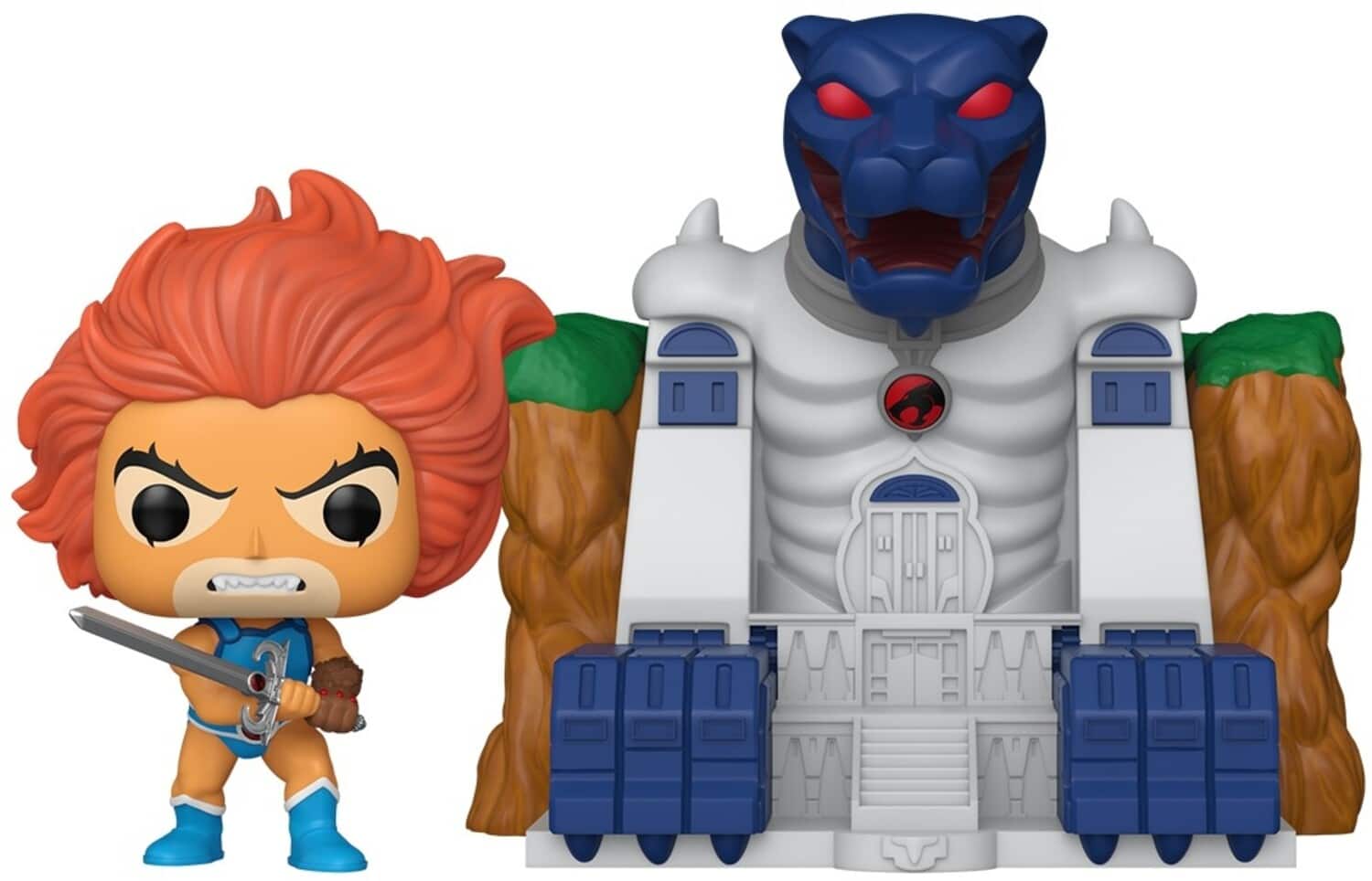 FUNKO POP! Town: ThunderCats - Lion-O with Cat's Lair - COLLECTABLES - Multicolor