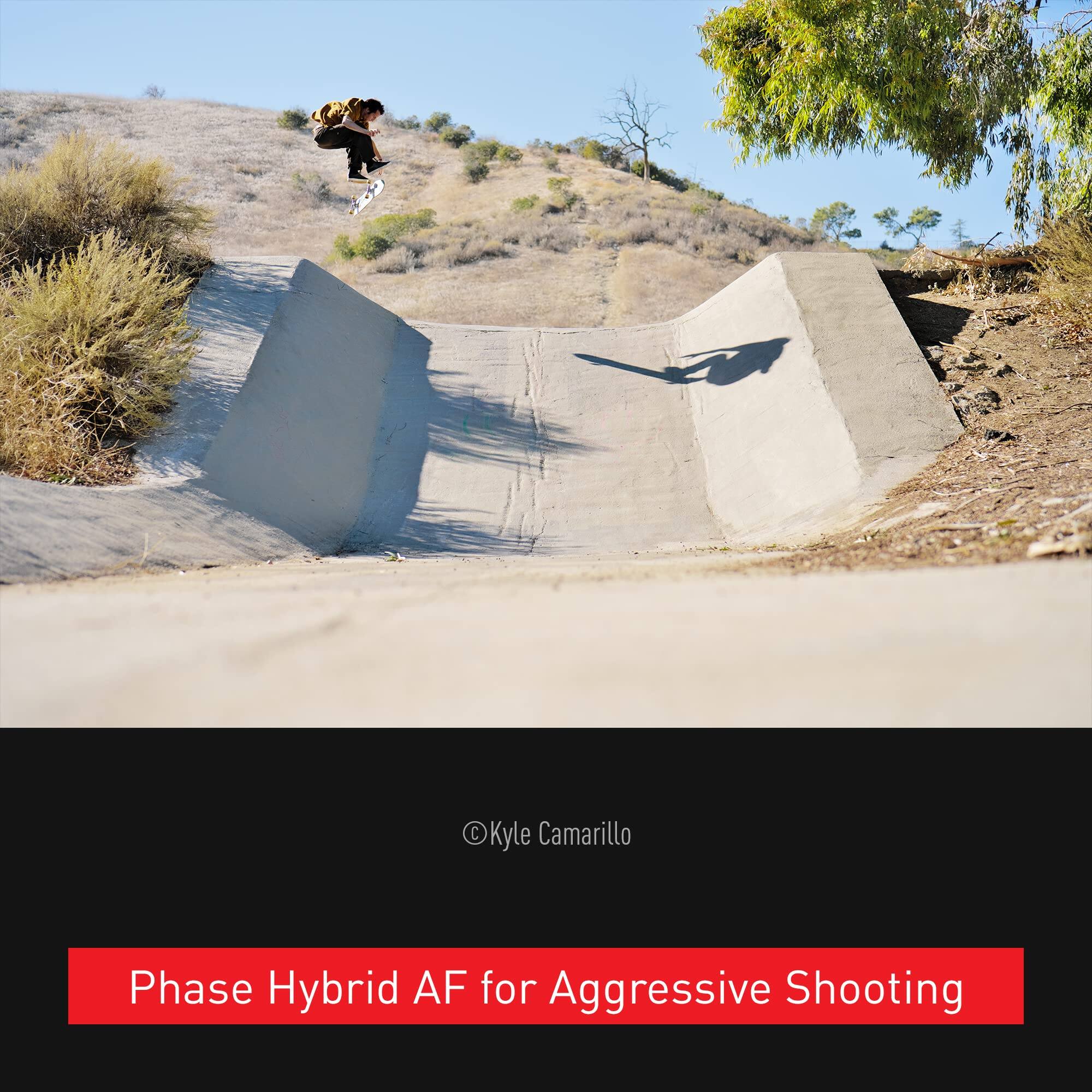 Kyle C. Camarillo  
Phase Hybrid AF for Aggressive Shooting
