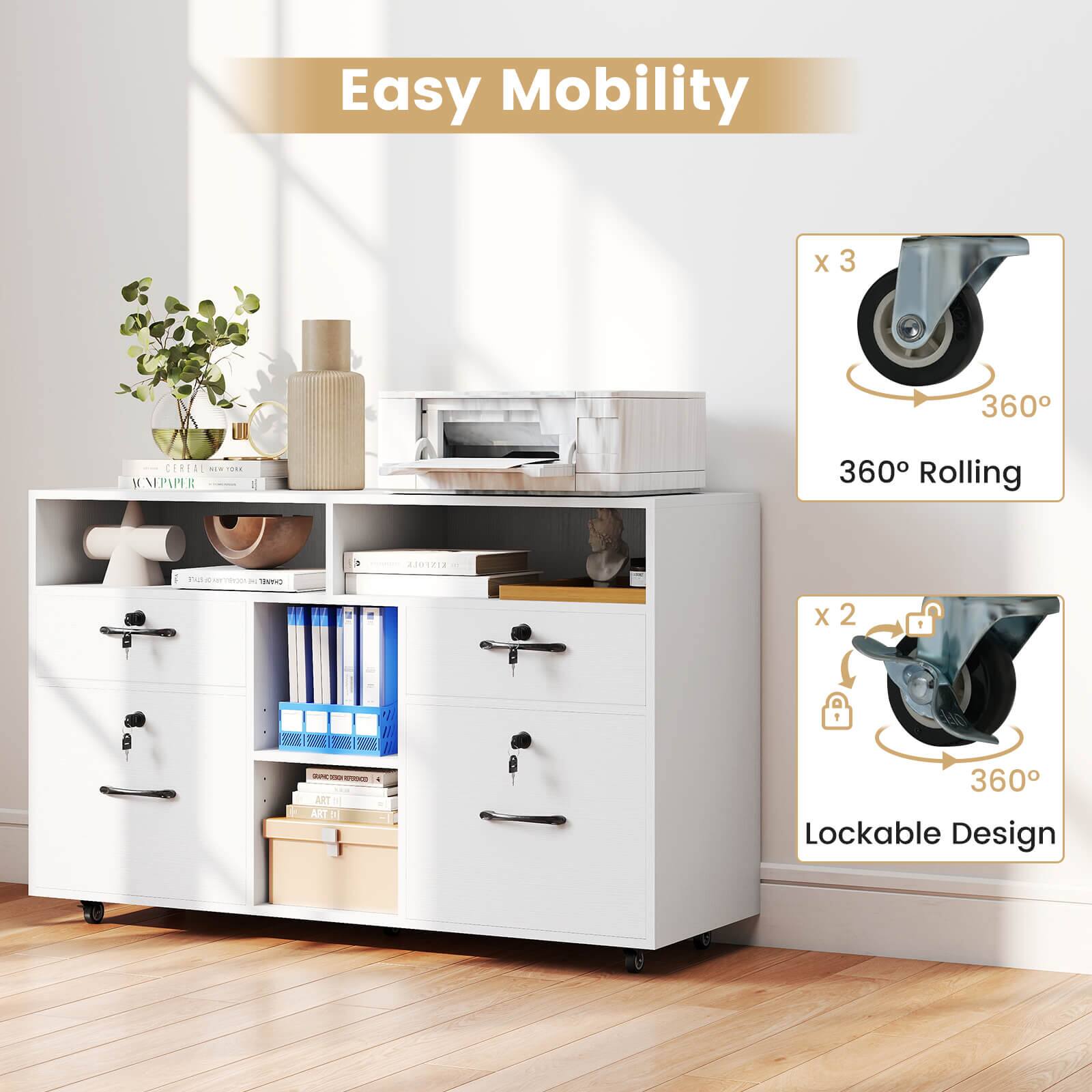 Easy Mobility

360° Rolling

360° Lockable Design