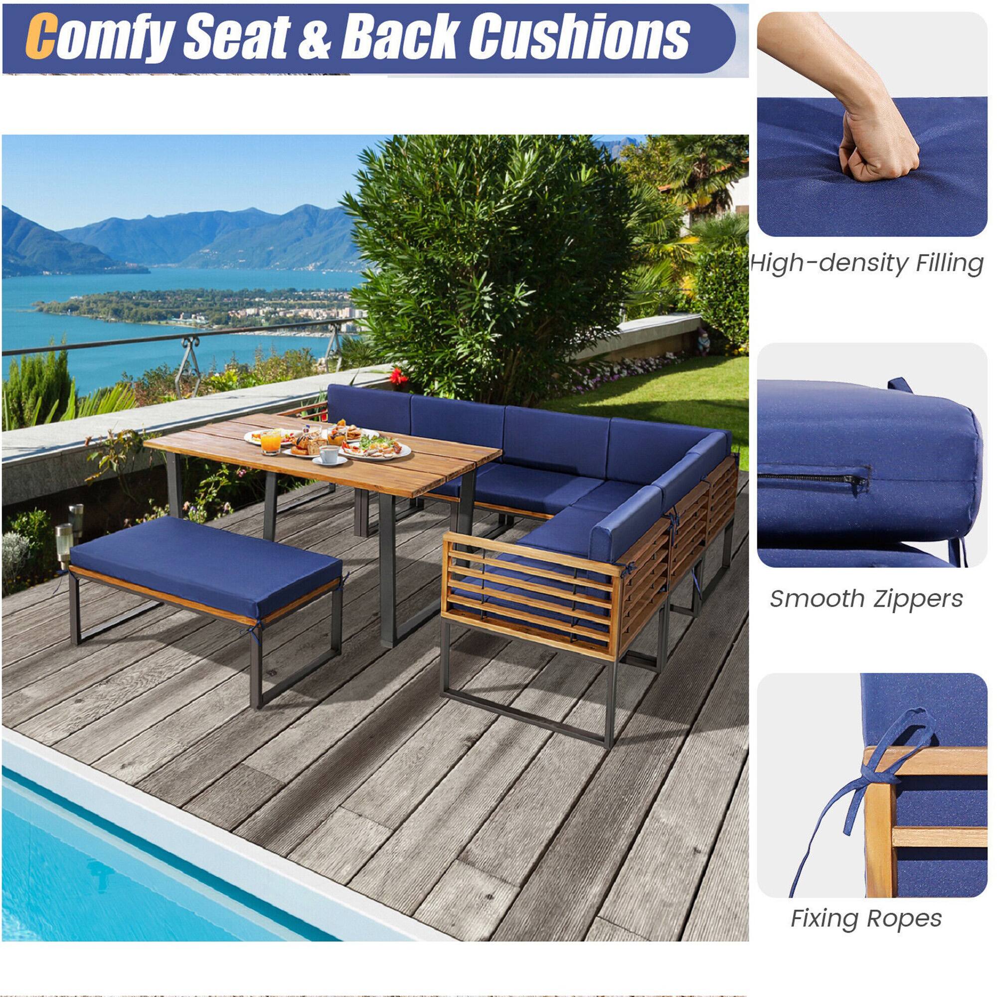 Comfy Seat & Back Cushions

- High-density Filling
- Smooth Zippers
- Fixing Ropes