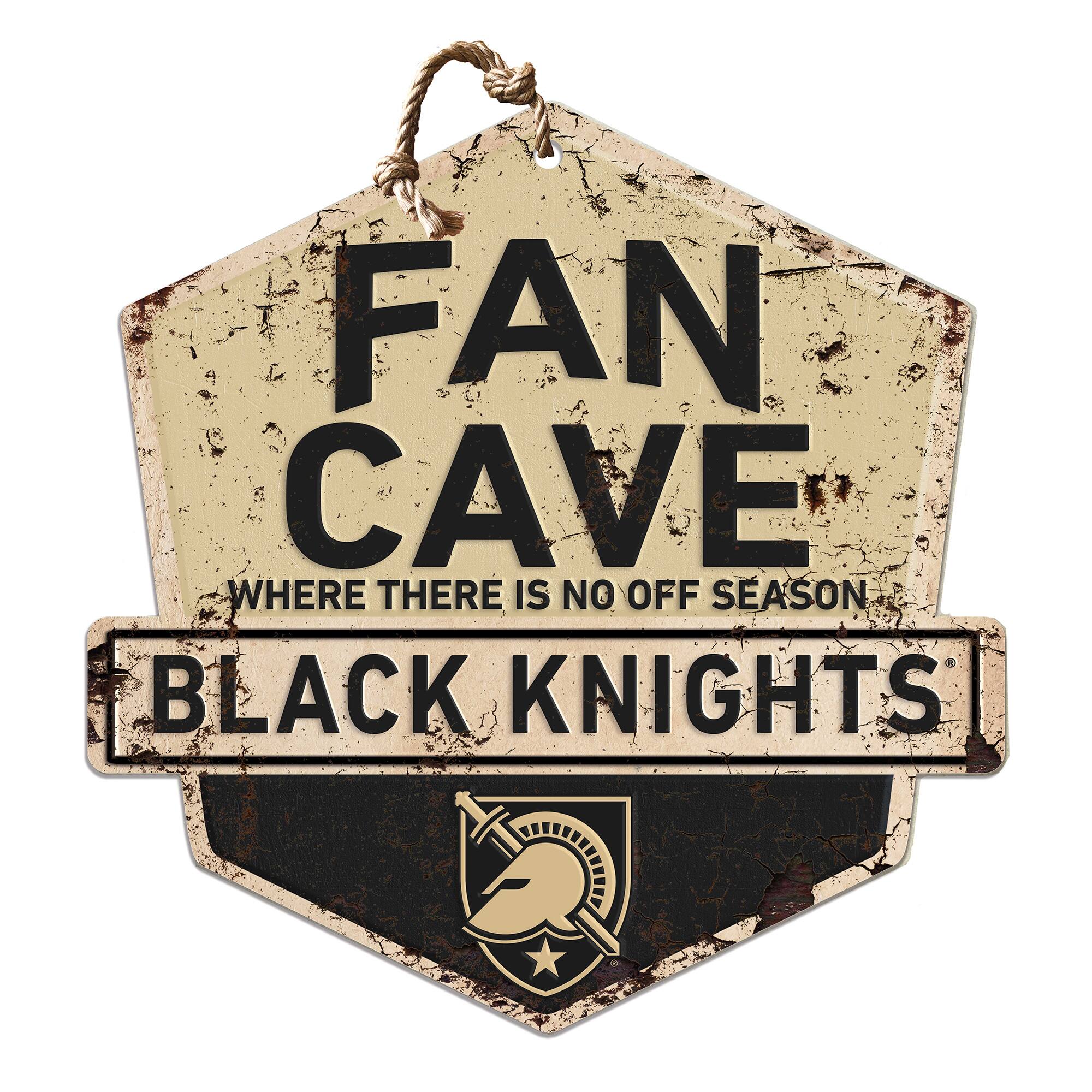Army Black Knights 20'' x 20'' Fan Cave Badge Sign