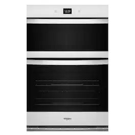 Whirlpool - 6.4 Total Cu. Ft. Combo Wall Oven with Air Fry When Connected - White