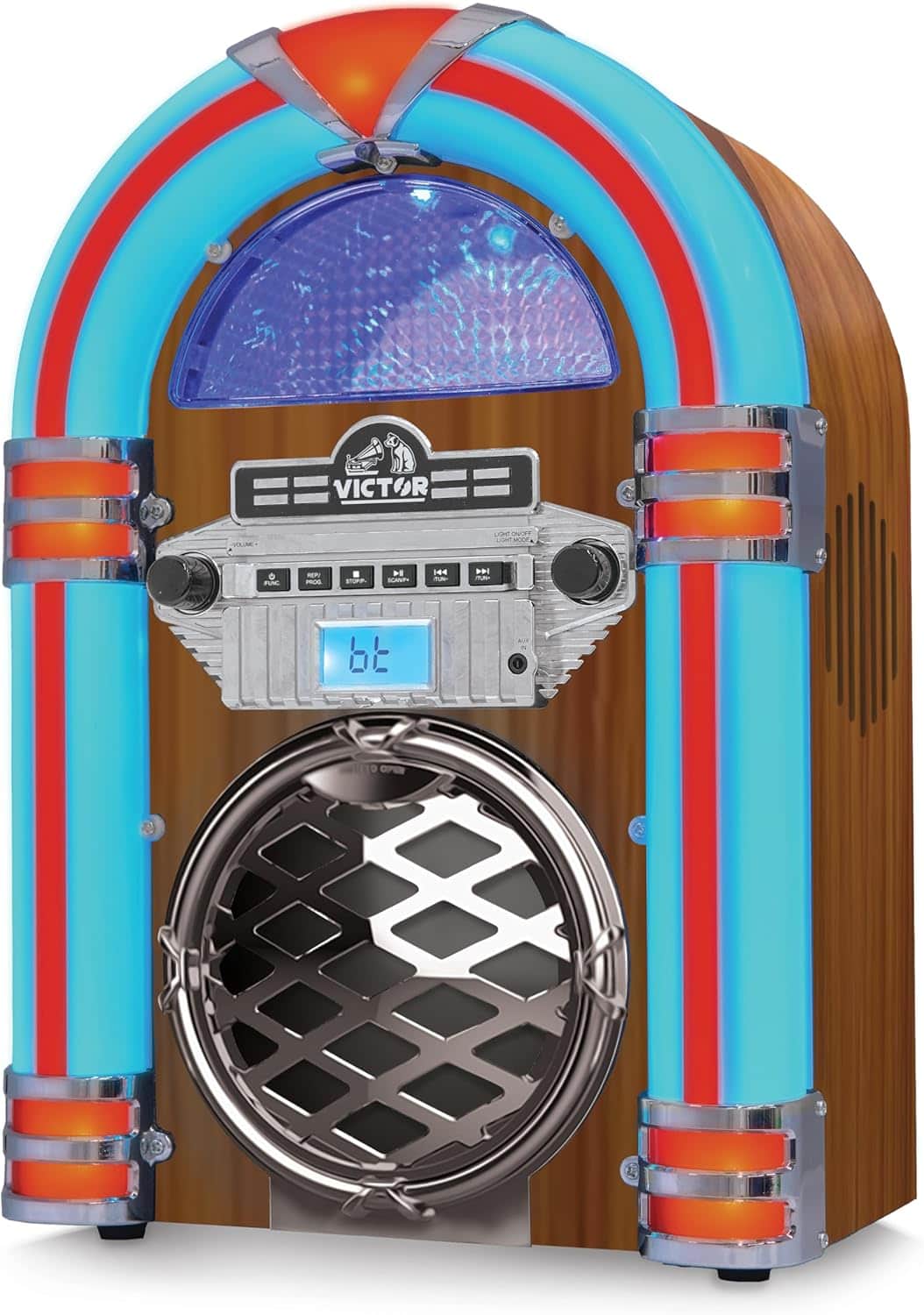 Victor BROADWAY Desktop Bluetooth LED Jukebox Speaker with CD