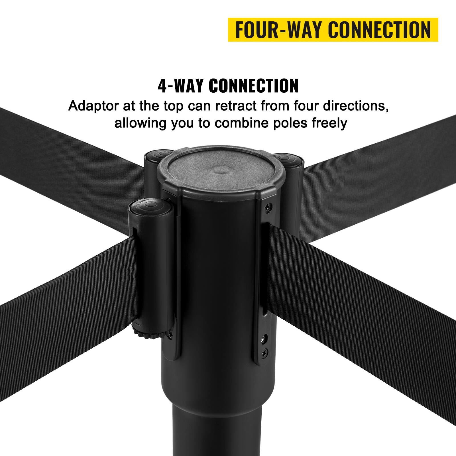FOUR-WAY CONNECTION

4-WAY CONNECTION

Adaptor at the top can retract from four directions, allowing you to combine poles freely