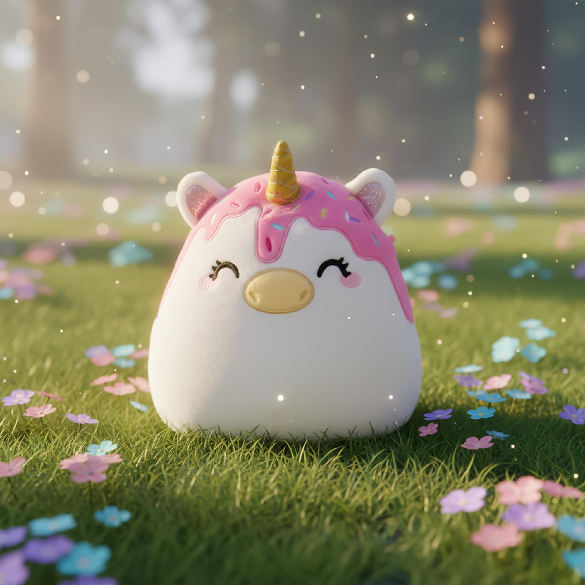 Alt View 10. Kellytoy - Squishmallows 8 Inch Plush | Dawna The Unicorn - White.