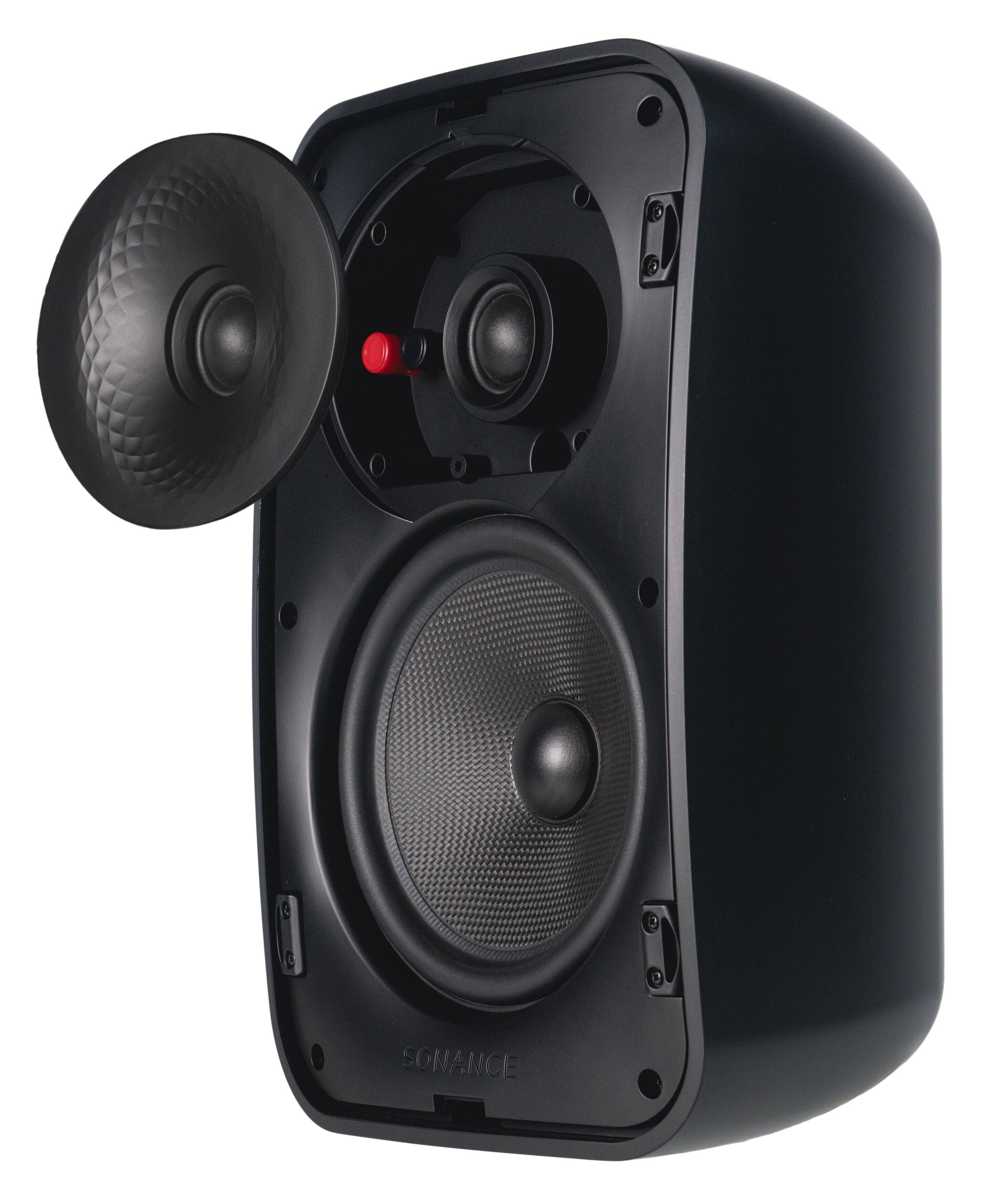 Alt View 21. Sonance - MX62 - Mariner MX Series 6-1/2" 2-Way Outdoor Surface Mount Speakers (Pair) - Black.