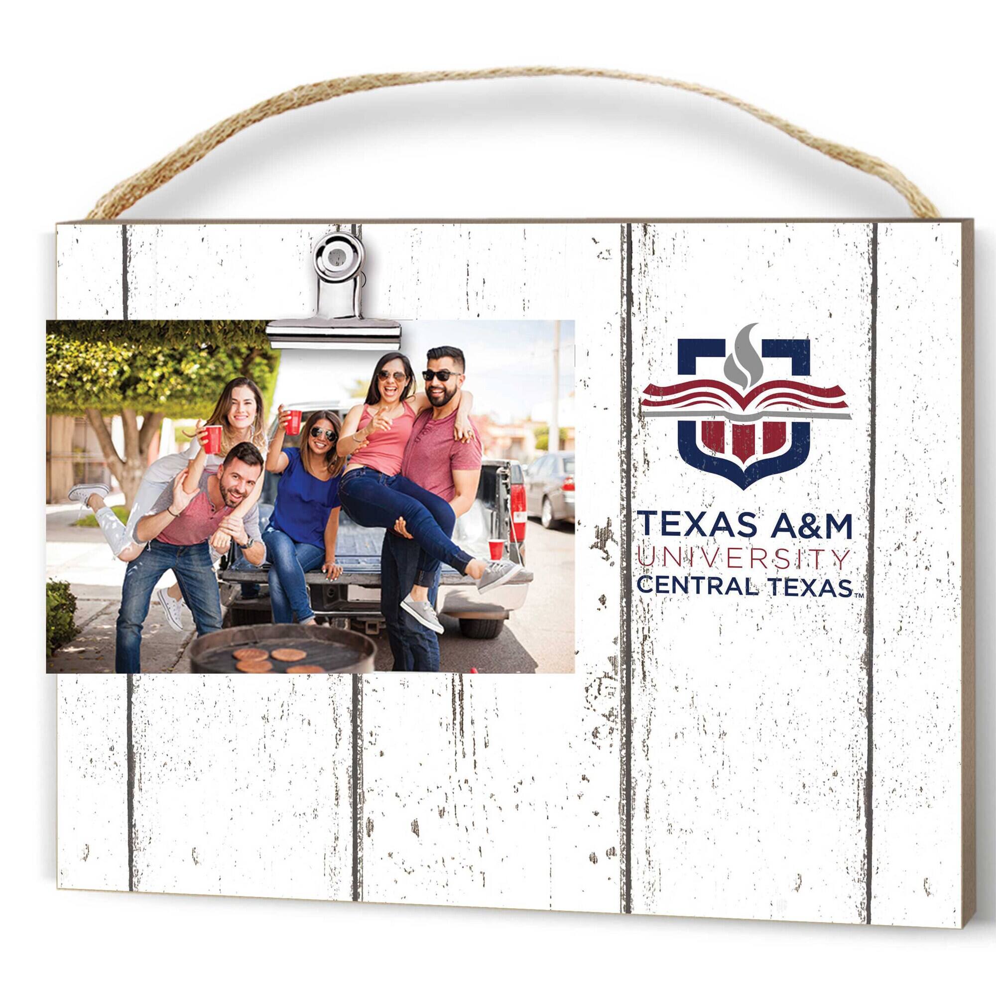 Jardine - Texas A&M Central Texas Warriors 8" x 10" Weathered Clip It Frame - White