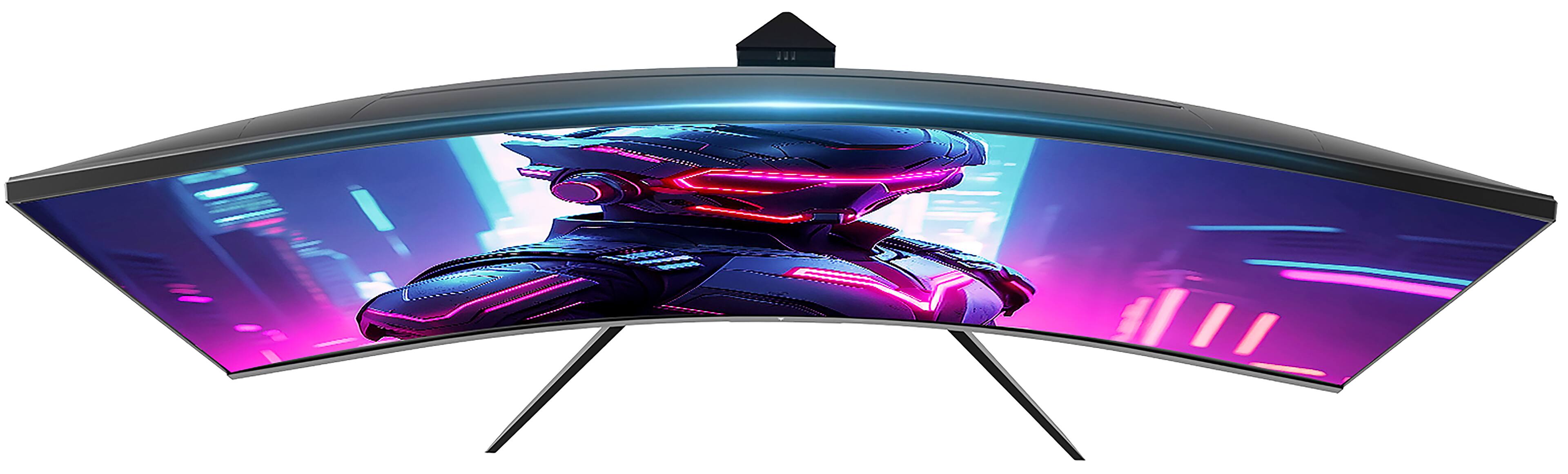 Back. KTC - H32S17F 32" HVA 1500R Curved Gaming Monitor with Adaptive Sync, 240Hz IPS FHD 1080p, VESA, HDR10, 2xHDMI 2.0/DP 1.4 - Black.