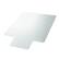 Front. Floortex - Basic Lipped Vinyl Chair Mat for Hard Floor 48 x 51 inches - Clear.