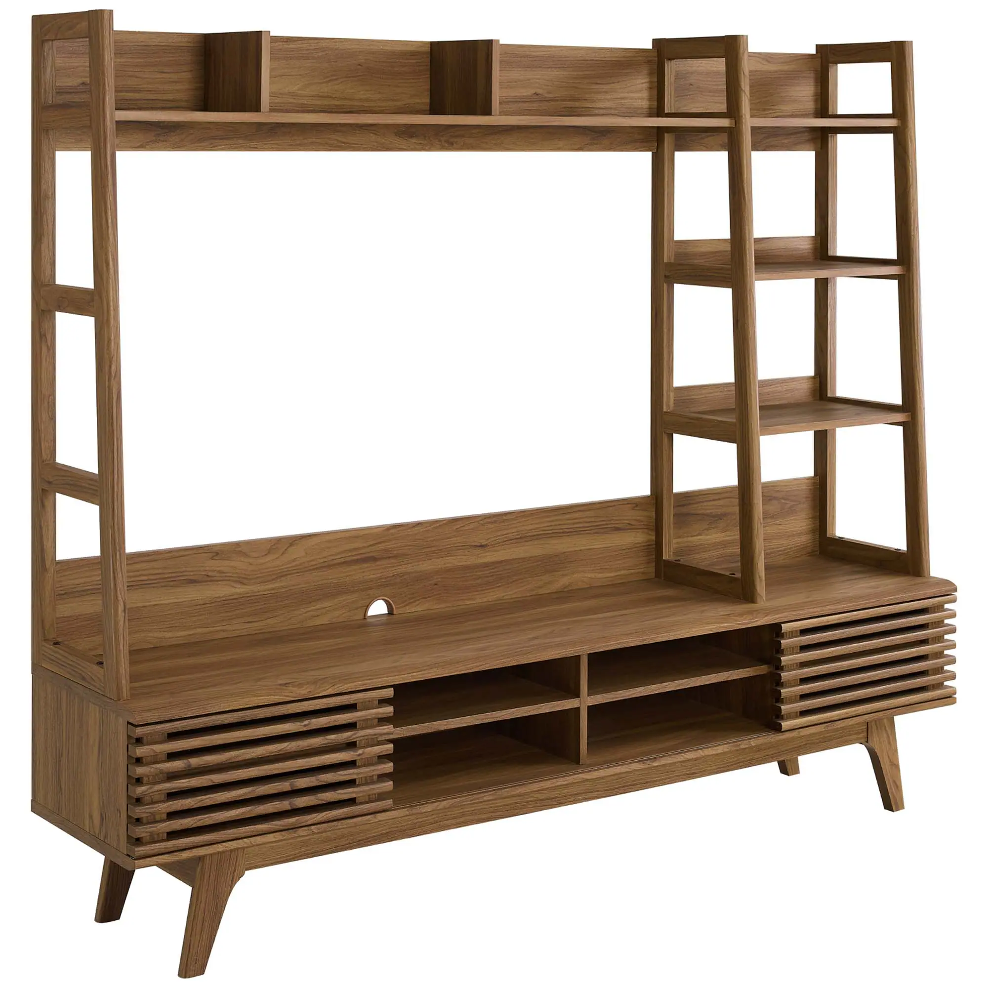 Render TV Stand Entertainment Center by Modway - Walnut