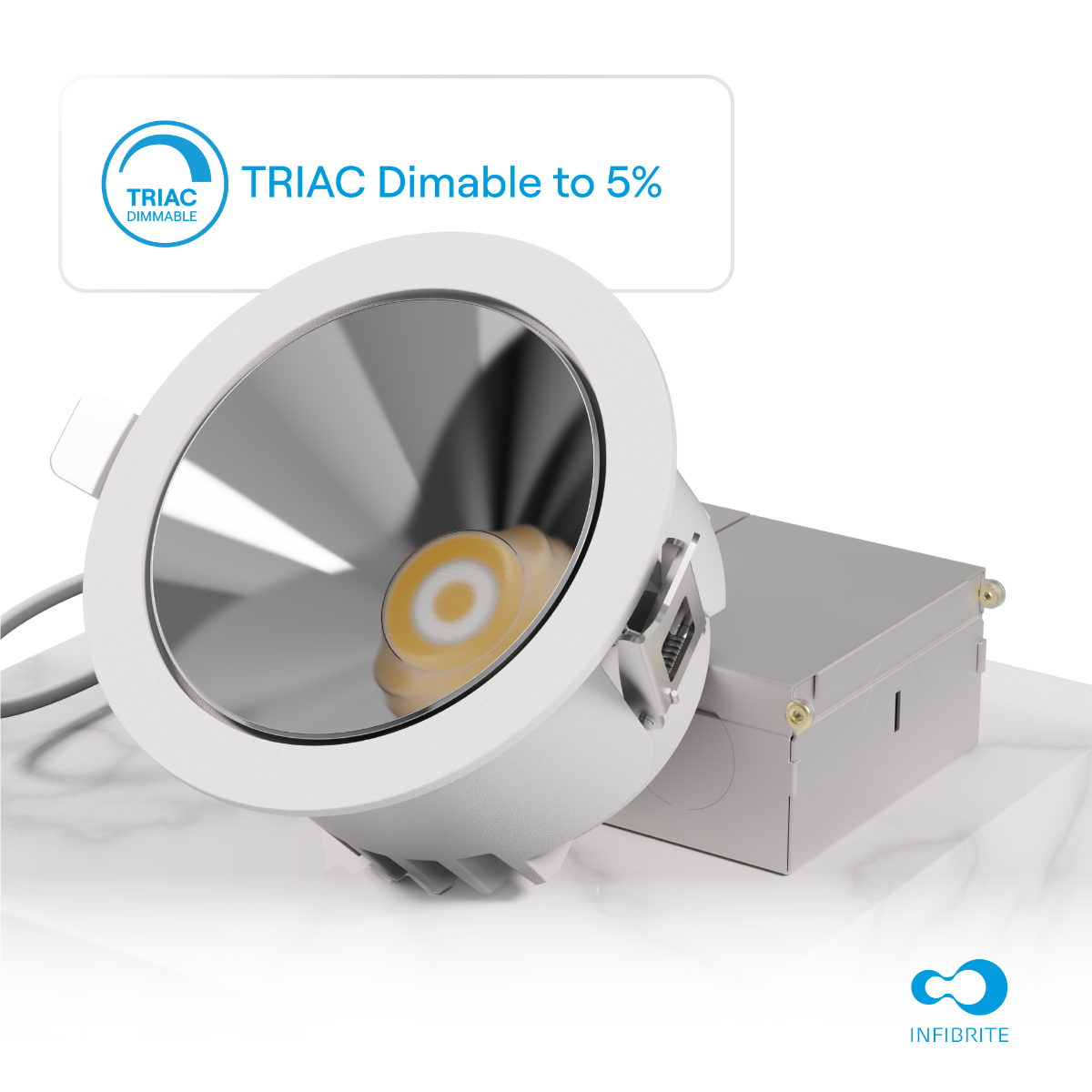 TRIAC Dimmable to 5%