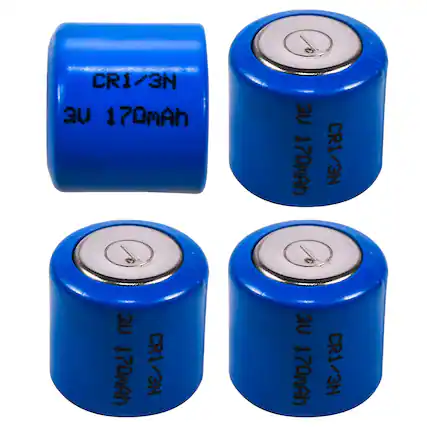 CR1/3N 3V 170mAh
CR1/3N 3V 170mAh
CR1/3N 3V 170mAh
CR1/3N 3V 170mAh