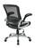 Alt View Zoom 11. WorkSmart - EM Series Bonded Leather Office Chair - Black/Silver.