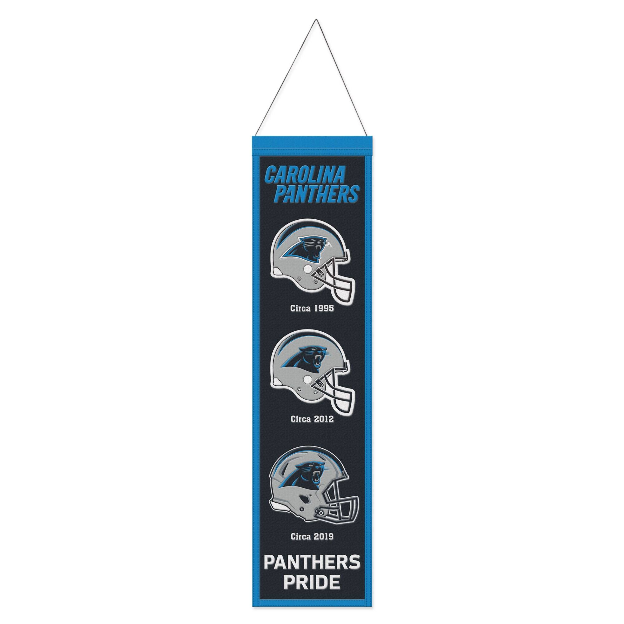 WinCraft - Carolina Panthers 8" x 32" Evolution Banner - Multicolor
